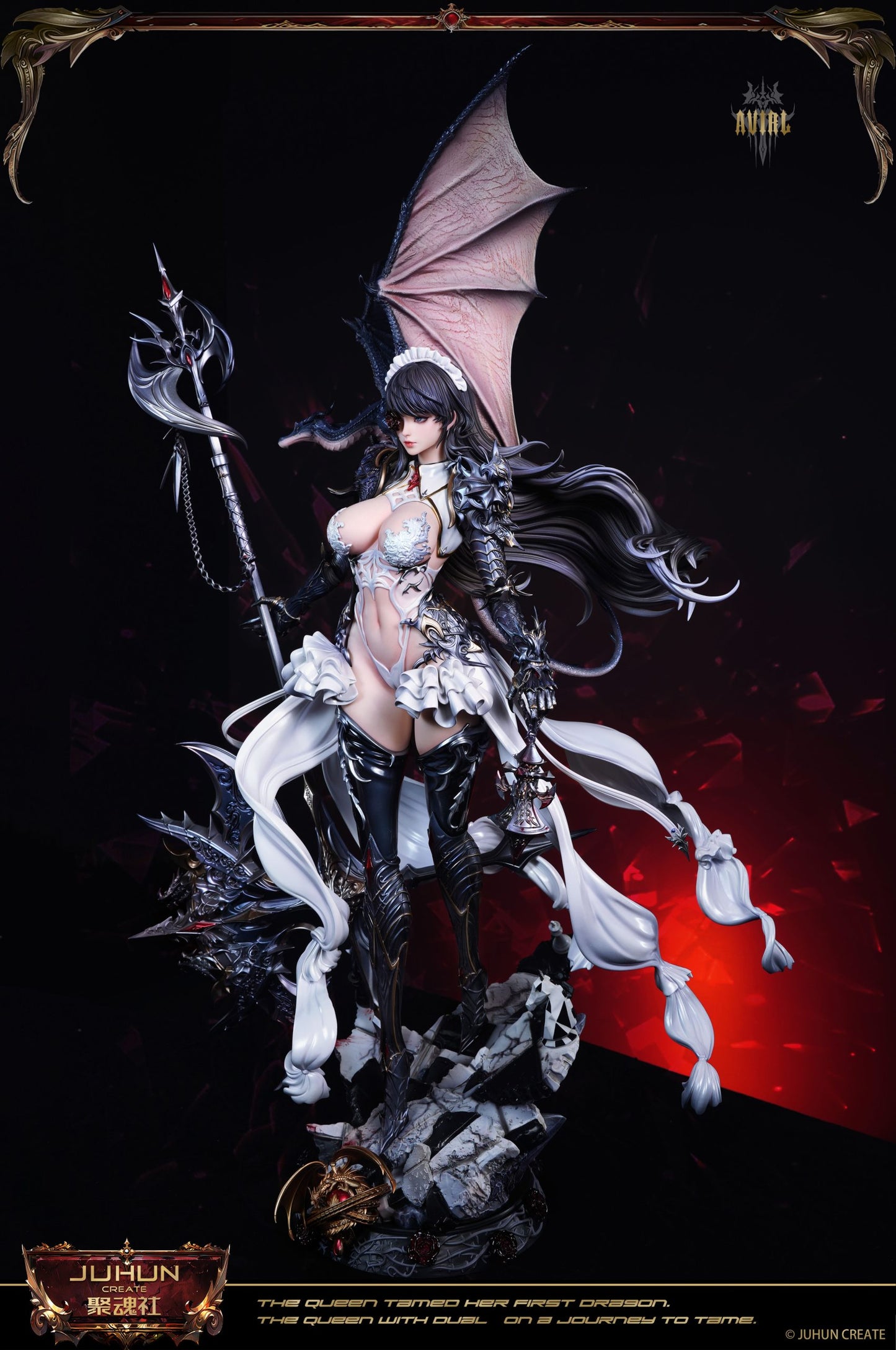 [Warehouse in Stock] JuHun Create Studio - Statue - Original - Dragon Queen/Maid Avril (Licensed)