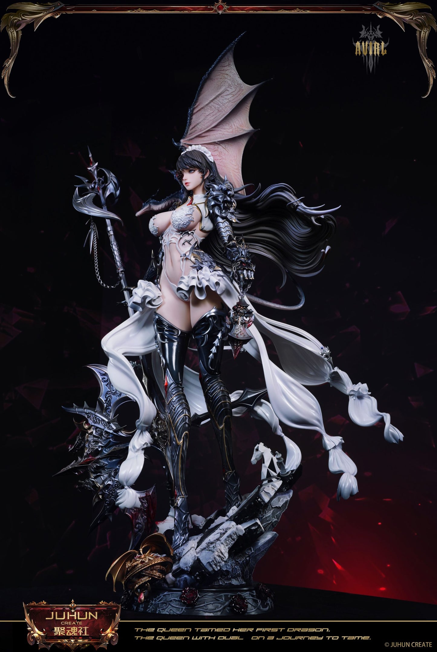 [Warehouse in Stock] JuHun Create Studio - Statue - Original - Dragon Queen/Maid Avril (Licensed)