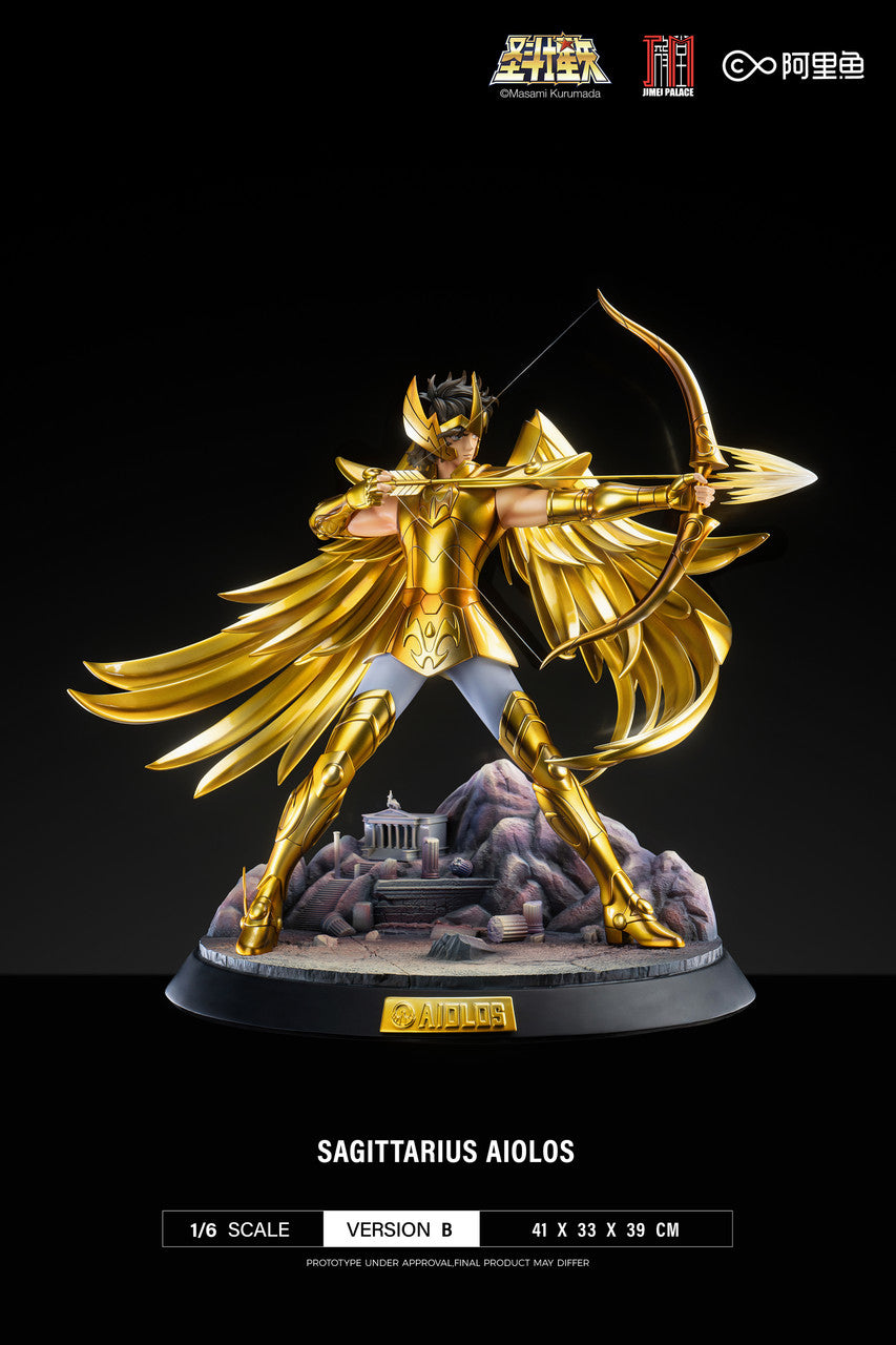 [Pre-Order] JIMEI PALACE Studio - Statue - Saint Seiya: Twelve Gold Sagittarius Aeolus Statue (Licensed)