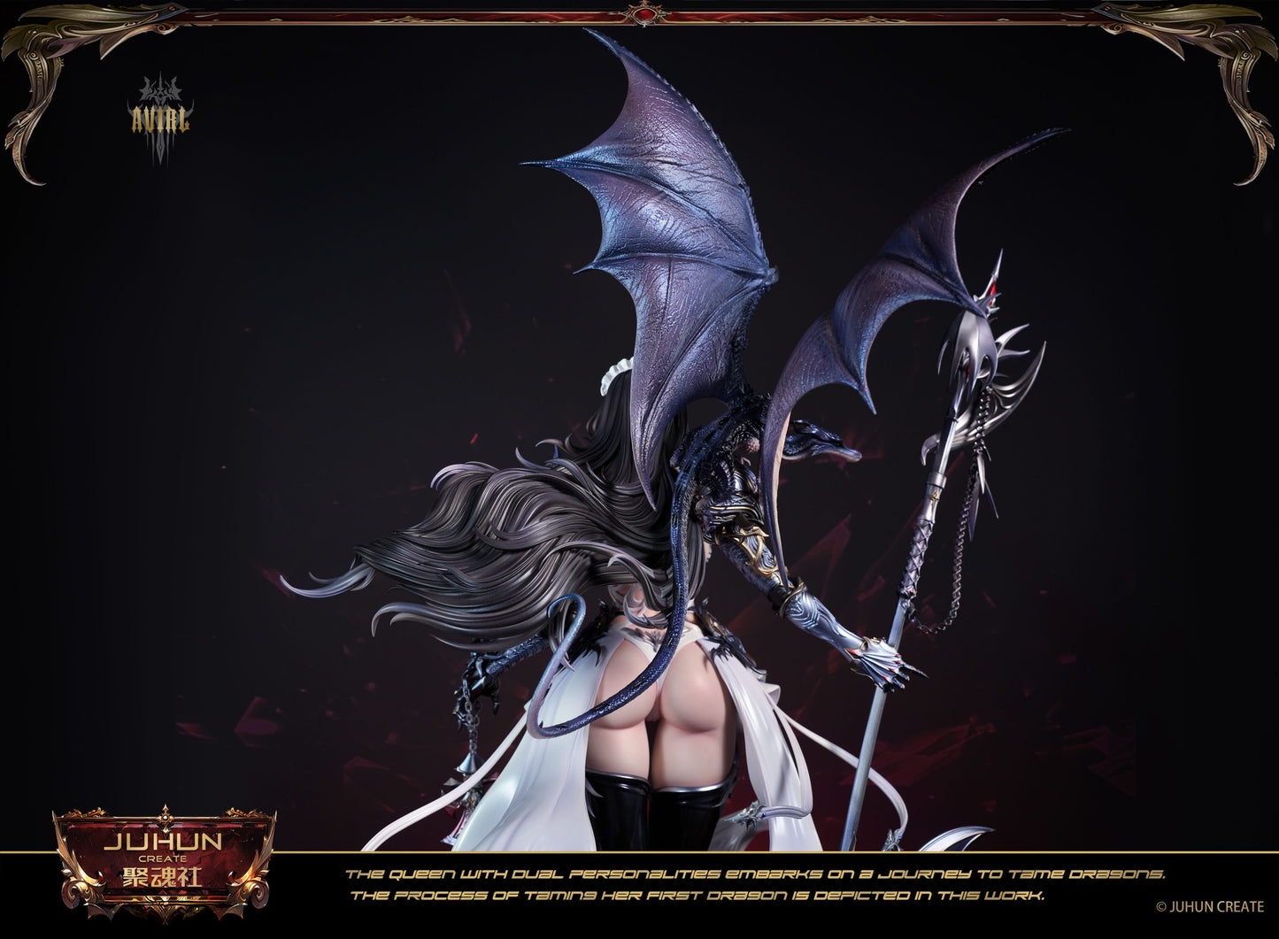 [Warehouse in Stock] JuHun Create Studio - Statue - Original - Dragon Queen/Maid Avril (Licensed)
