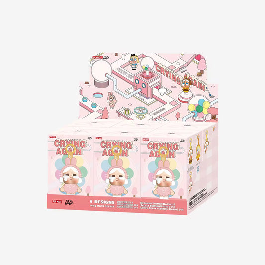 POPMART-CRYBABY Crying Again Series-Vinyl Face Plush