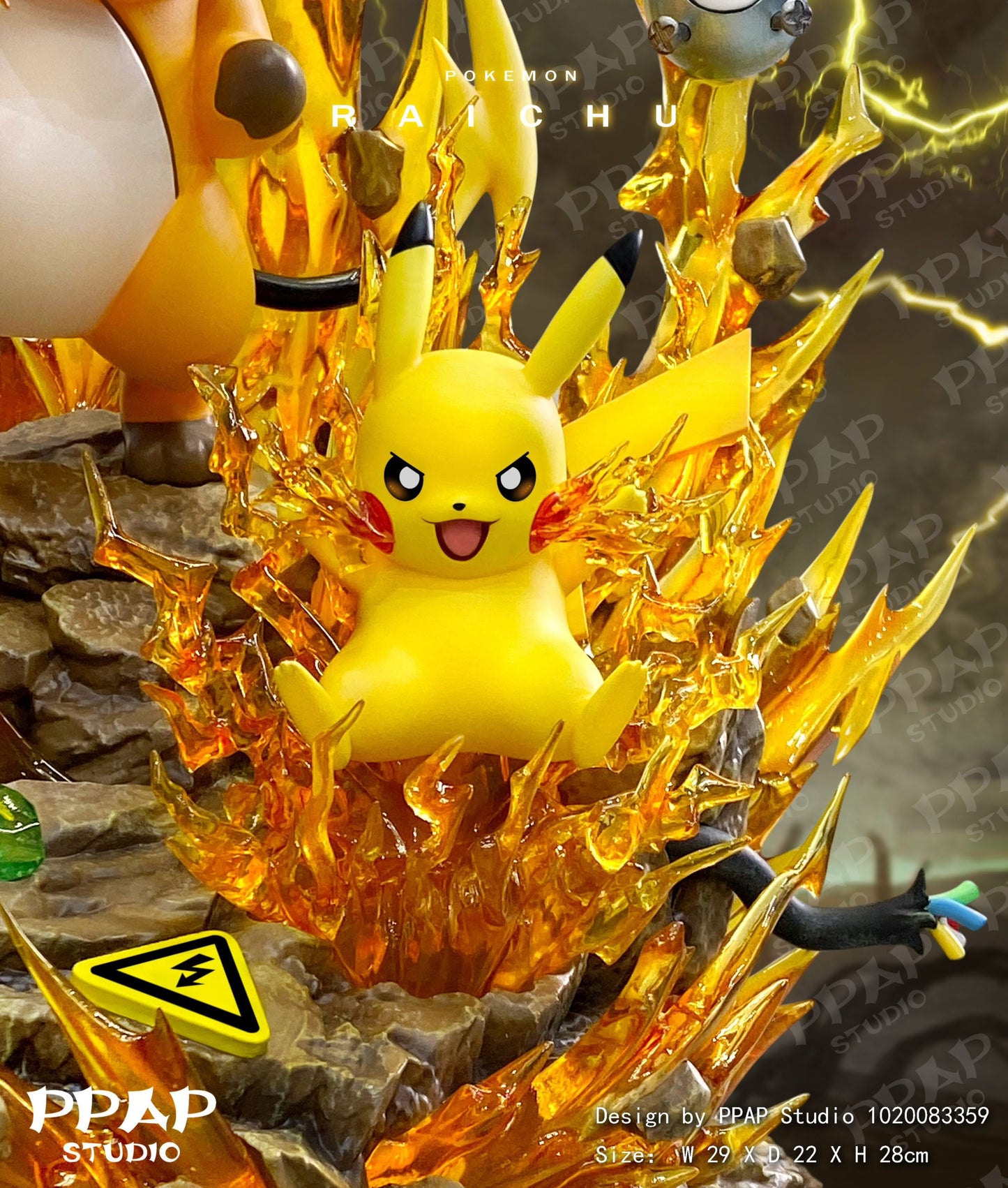 [Warehouse in Stock] PPAP Studio - Statue - Pokémon - Pikachu Family