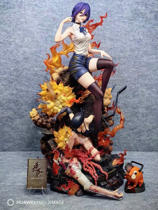 [Warehouse in Stock] ZaoHua Studio - Statue - Chainsaw Man - Reze X Bomb Demon