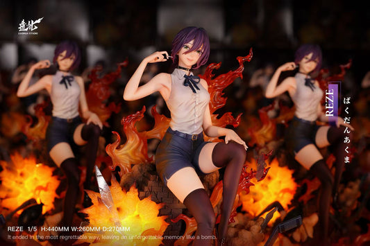 [Warehouse in Stock] ZaoHua Studio - Statue - Chainsaw Man - Reze X Bomb Demon