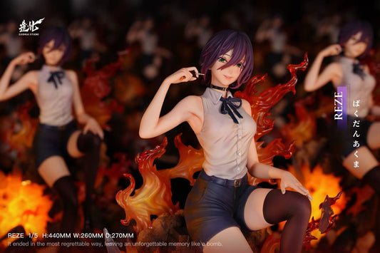 [Warehouse in Stock] ZaoHua Studio - Statue - Chainsaw Man - Reze X Bomb Demon