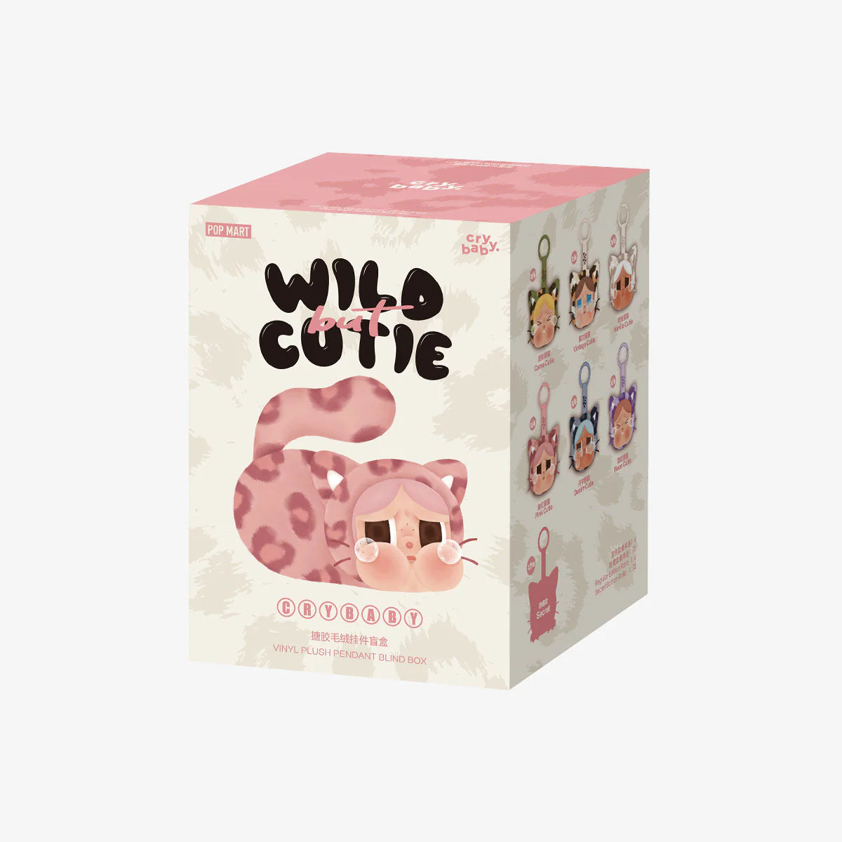POPMART-CRYBABY Wild But Cutie Series Vinyl Plush Pendant Blind Box