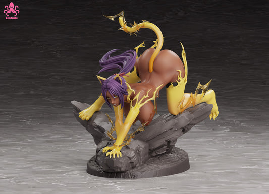 [Pre-Order] Tentacle Studio - Statue - Lightning Cat Yoruichi vs. Tentacles Bleach