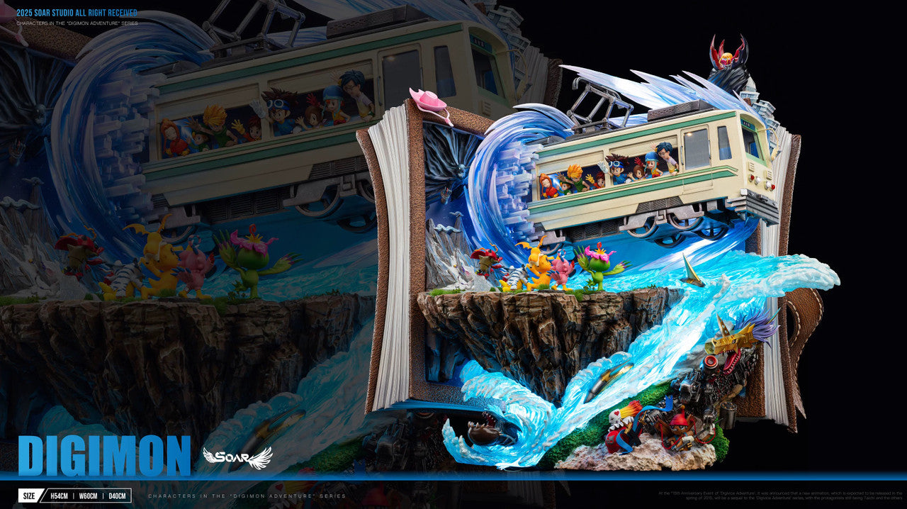 [Pre-Order] Soar Studio - Statue - Digimon - Digimon Adventure Chosen Children