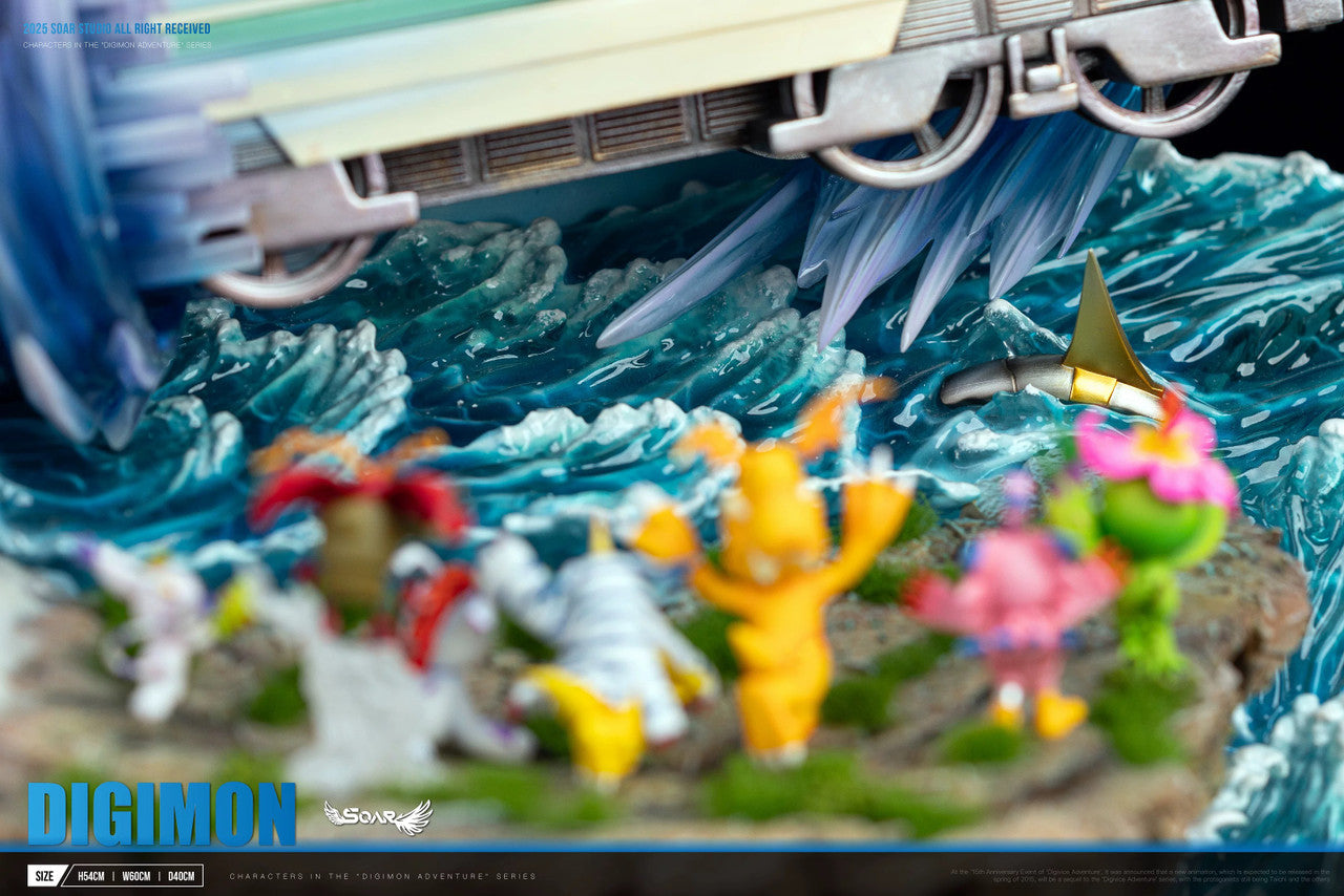 [Pre-Order] Soar Studio - Statue - Digimon - Digimon Adventure Chosen Children