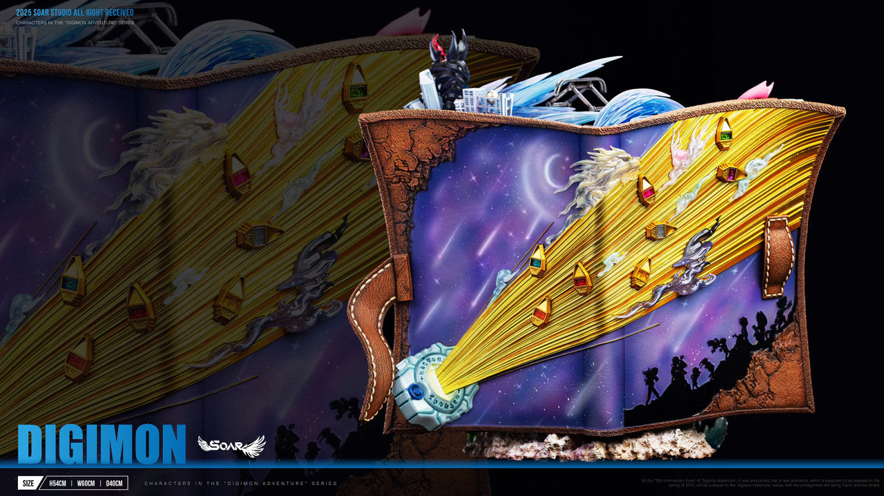 [Pre-Order] Soar Studio - Statue - Digimon - Digimon Adventure Chosen Children