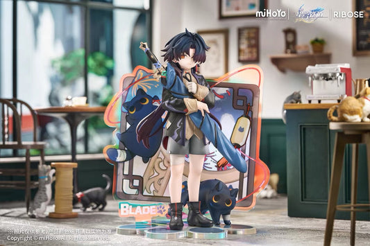 [Pre-Order] miHoYo X RIBOSE - PVC - Honkai: Star Rail Little Cat Series Blade Figure (Licensed)