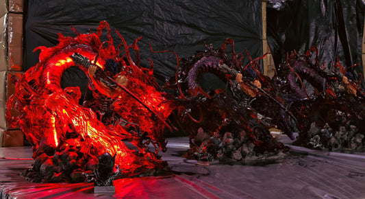 [Warehouse in Stock] Iron Curtain Studio - Statue - Overwatch - Blachwatch Genji