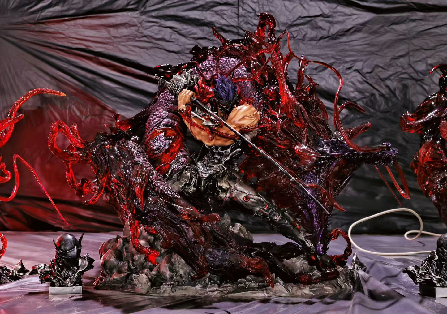 [Warehouse in Stock] Iron Curtain Studio - Statue - Overwatch - Blachwatch Genji