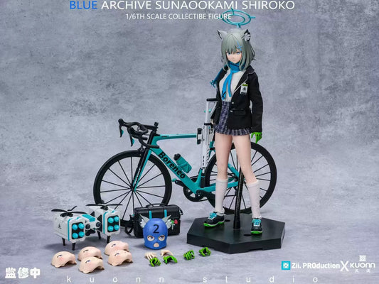 [Warehouse in Stock] Zii.PROduction Studio & kuonn Studio - Statue - Blue Archive - Sunaookami Shiroko