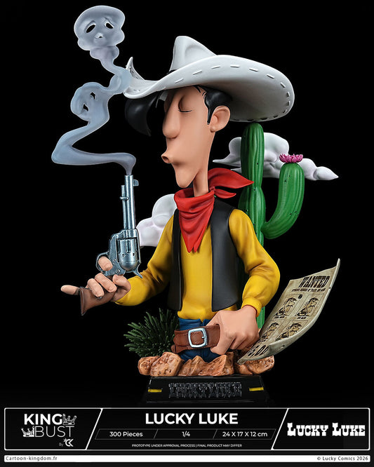 [Pre-Order] Cartoon Kingdom Studio - Statue - Lucky Luke Bust (Licensed)