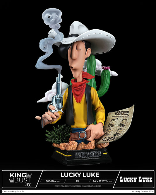[Pre-Order] Cartoon Kingdom Studio - Statue - Lucky Luke Bust (Licensed)