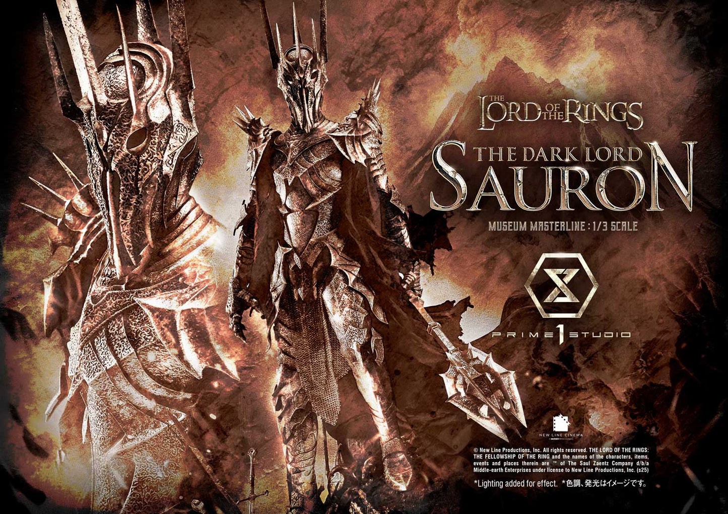 [Pre-Order] Prime 1 Studio - Statue - Lord of the Rings - The Dark Lord Sauron MMLOTR-01 MMLOTR-01S (Licenced)