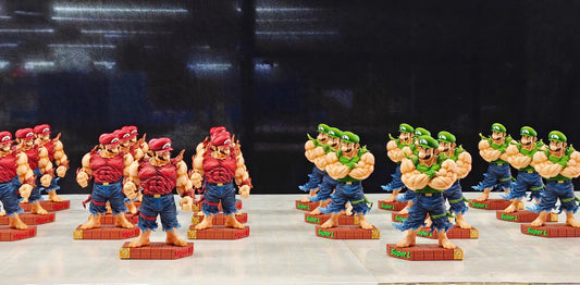[Warehouse in Stock] PAN SHI Studio - Statue - Super Mario Bros Mario & Luigi Muscle Brothers