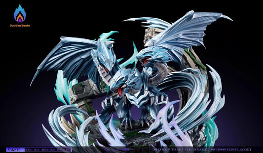 [Warehouse in Stock] Duel Soul Studio - Statue - Yu-Gi-Oh! Blue-Eyes Ultimate Dragon Summoning