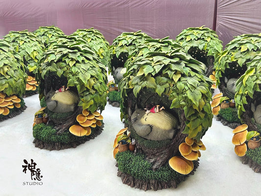 [Warehouse in Stock] Shen Yin Studio - Statue - My Neighbor Totoro - Totoro rest in the tree hole