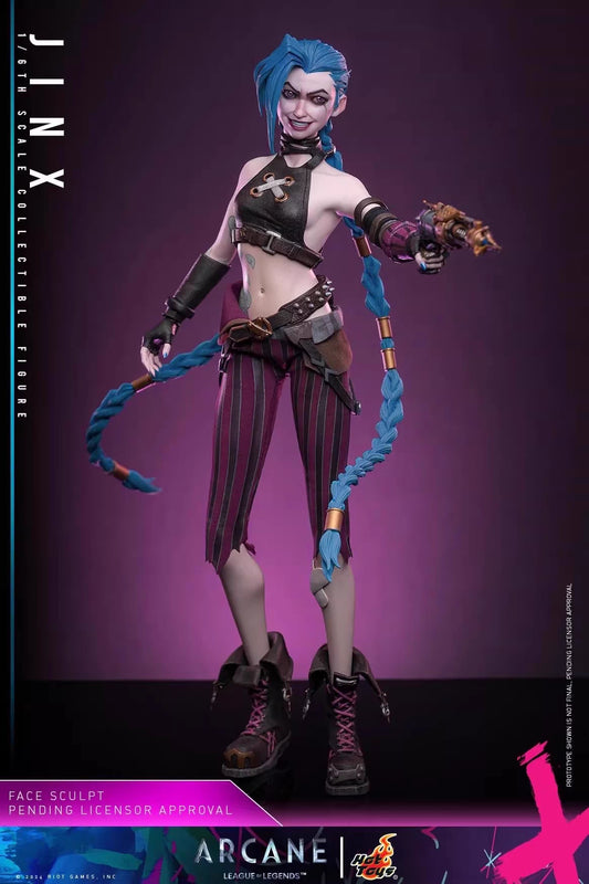 [Warehouse in Stock] HotToys - Action Figure - Jinx‌ 1/6 TMS137 League of Legends: Arcane Season 2 (Licensed)