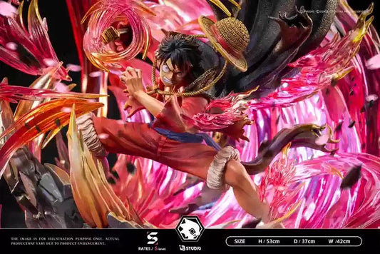 [Warehouse in Stock] LB Studio - Statue - One Piece Haki Luffy