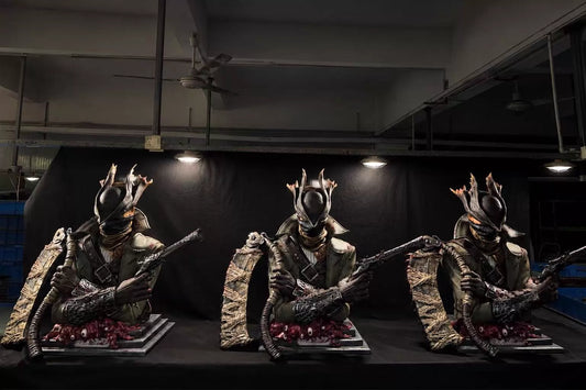 [Warehouse in Stock] Panda Studio - Statue - Bloodborne Meat Saw & Hunter Pistol Hunter Bust