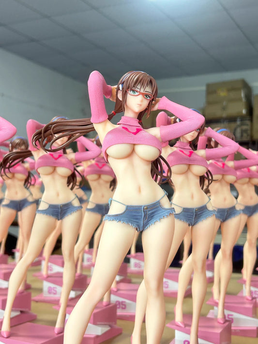 [Warehouse in Stock] THE SUMMER PLANTS Studio - Statue - Summer Girlfriend Series Classmate Mari Makinami Illustrious - Neon Genesis Evangelion