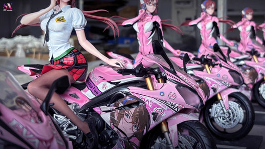 [Warehouse in Stock] SX Studio - Statue - Neon Genesis Evangelion - Motorcycle Girl Mari Makinami Illustrious