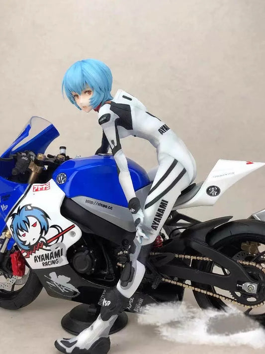 [Warehouse in Stock] Dragon Stone Studio - Statue - Neon Genesis Evangelion - Motorcycle Soryu Asuka Langley & Motorcycle Ayanami Rei 2.0 (set)