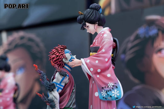 [Warehouse in Stock] POP.ART Studio - Statue - Demon Slayer Akaza & Koyuki