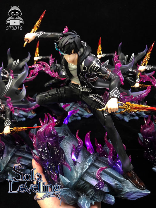 [Warehouse in Stock] Black Panther Studio (Hei Bao Studio) - Statue - Solo Leveling - Sung Jin-woo