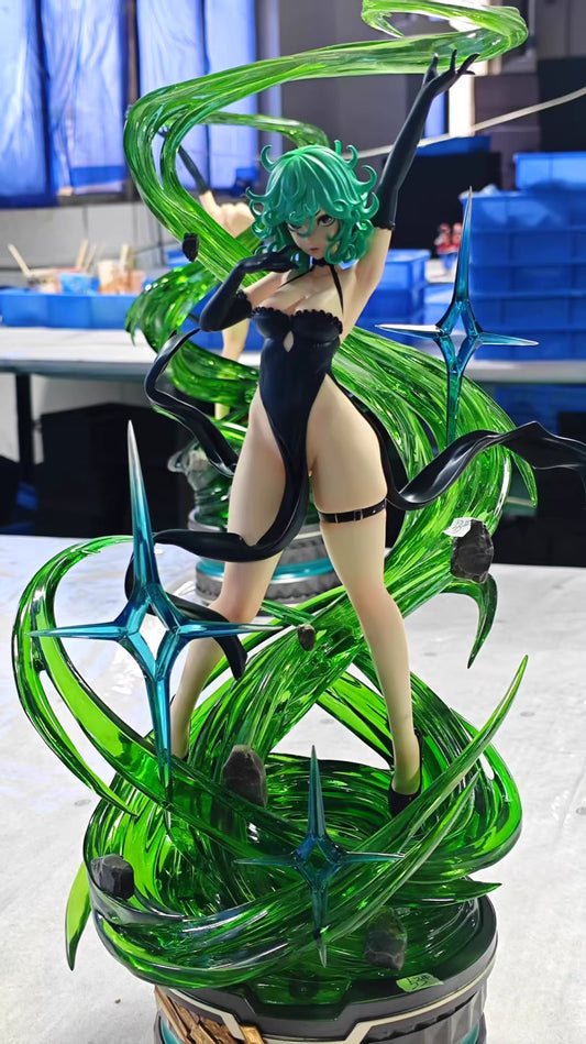 [Warehouse in Stock] OZ Production - Statue - One Punch Man Terrible Tornado Tatsumaki