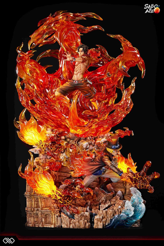[Warehouse in Stock] Infinite Studio - Statue - One Piece Sabo & Portgas D. Ace