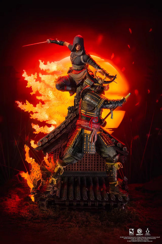 [Warehouse in Stock] PureArts Studio - Statue - Assassin's Creed Shadows Animus NAOE & Yasuke 1/4 Scale Statue (Licensed)