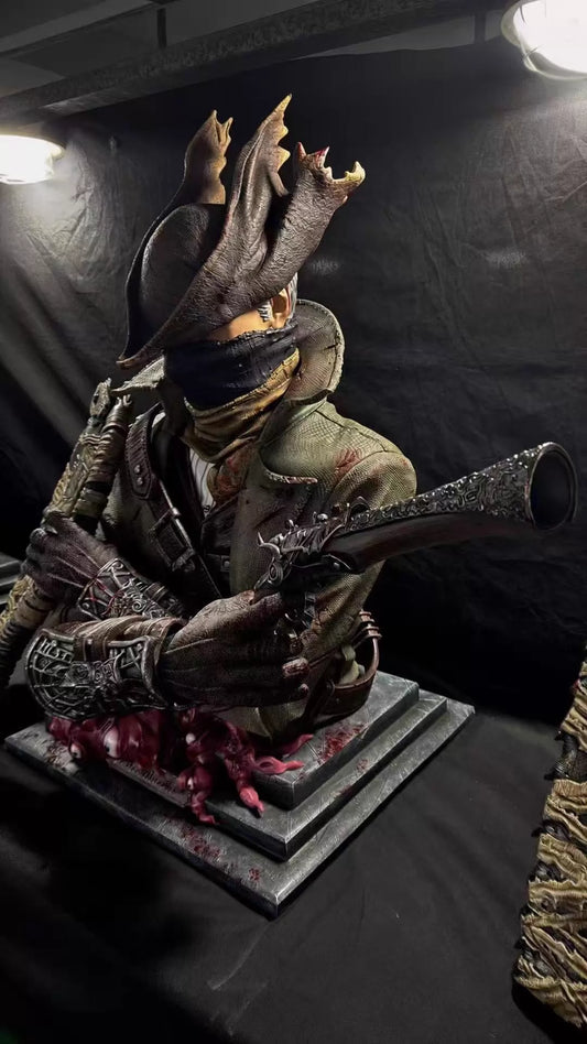 [Warehouse in Stock] Panda Studio - Statue - Bloodborne Meat Saw & Hunter Pistol Hunter Bust