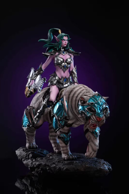 [Warehouse in Stock] Monster Studio - Statue - World of Warcraft Night Elf Huntress