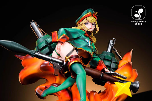[Warehouse in Stock] Meng Ya Xiang Studio - Statue - Kiwi Araga Leoparde Gushing over Magical Girls