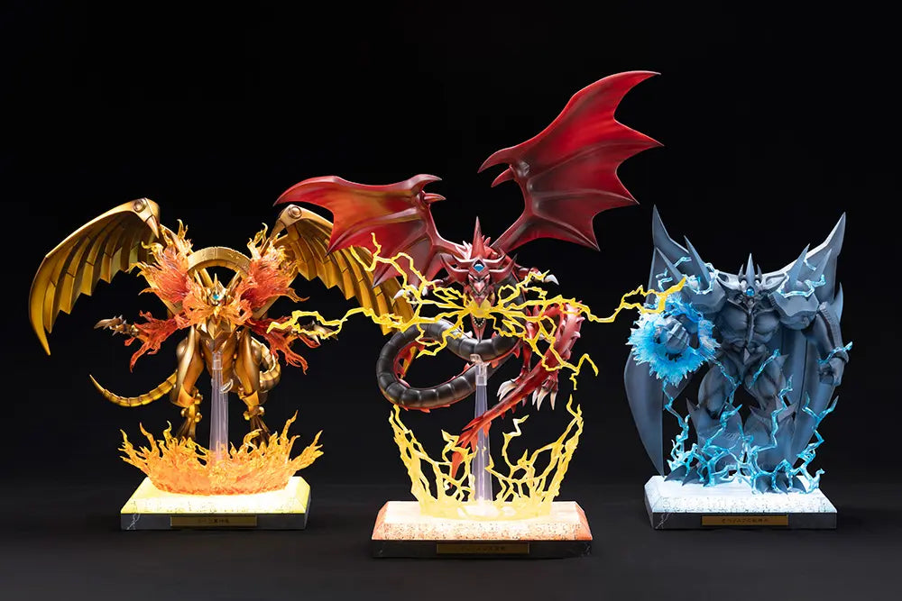 [Pre-Order] Kotobukiya - PVC - Yu-Gi-Oh! - Egyptian God Statue set (The Winged Dragon of Ra & Slifer the Sky Dragon & Obelisk the Tormentor) (Licensed)