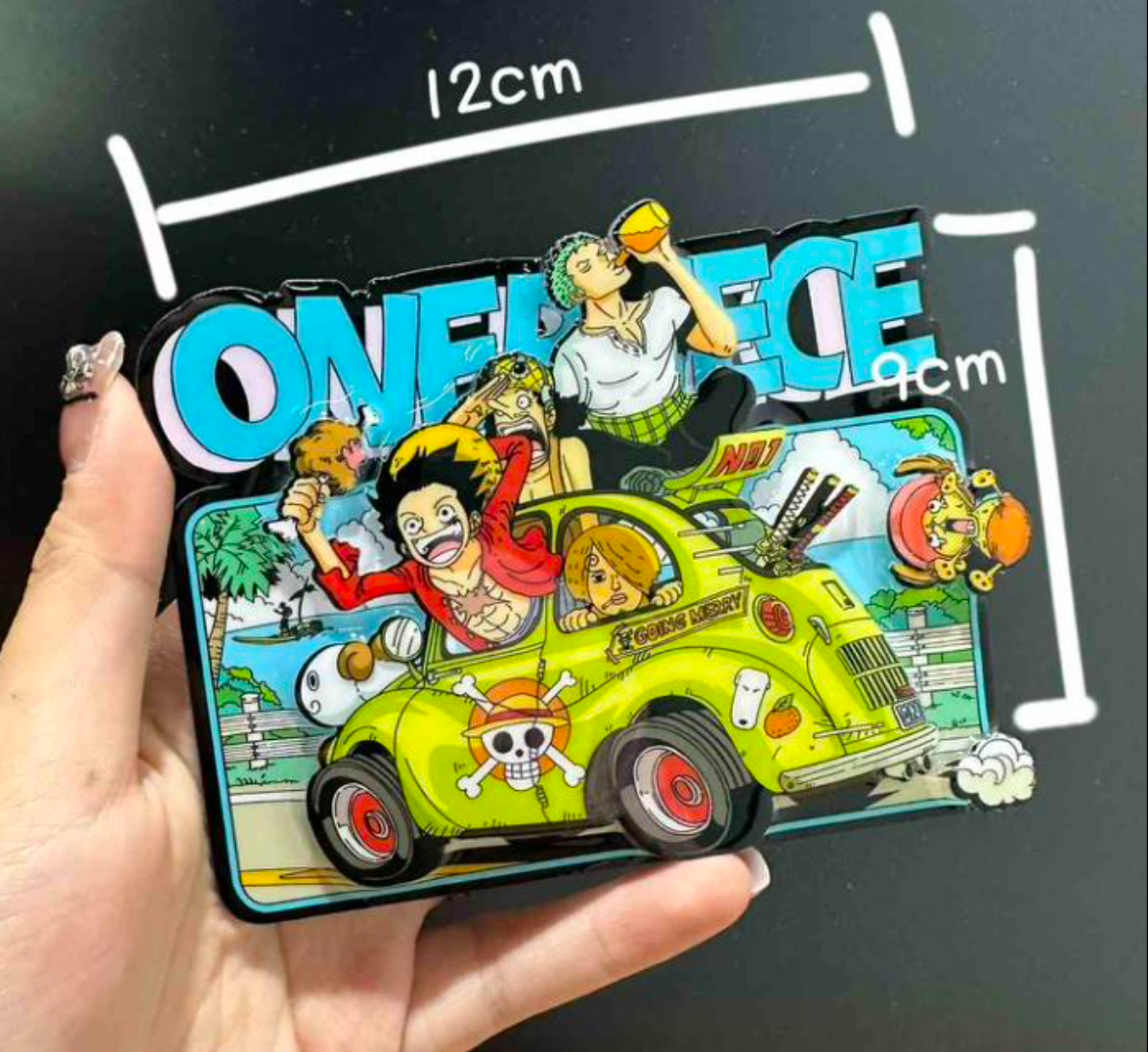 3D One Piece Fridge Magnet