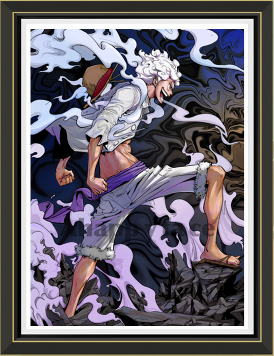 (Pre-Order)Gear 5 Luffy-Handmade Multilayer 3D paper carving Wall Art