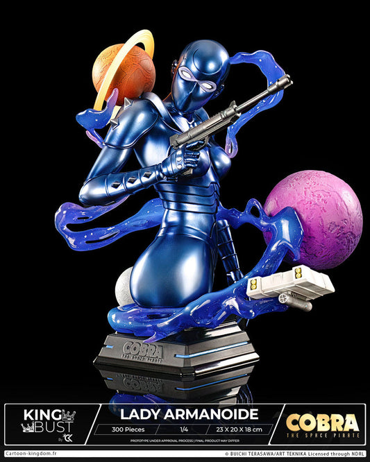 [Pre-Order Closed] Cartoon Kingdom Studio - Statue - The space pirate Cobra Lady Armanoide Bust (Licensed)