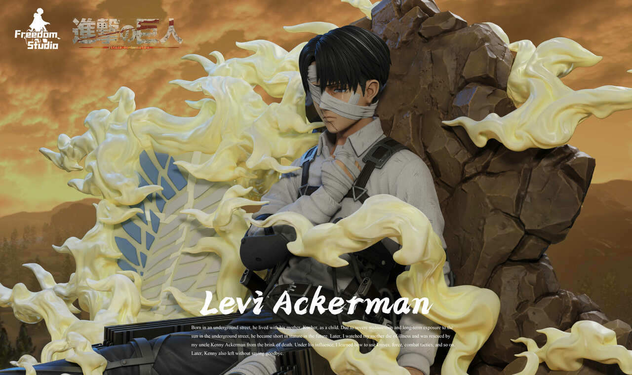 [Warehouse in Stock] Freedom Studio - Statue - Attack on Titan - Levi·Ackerman