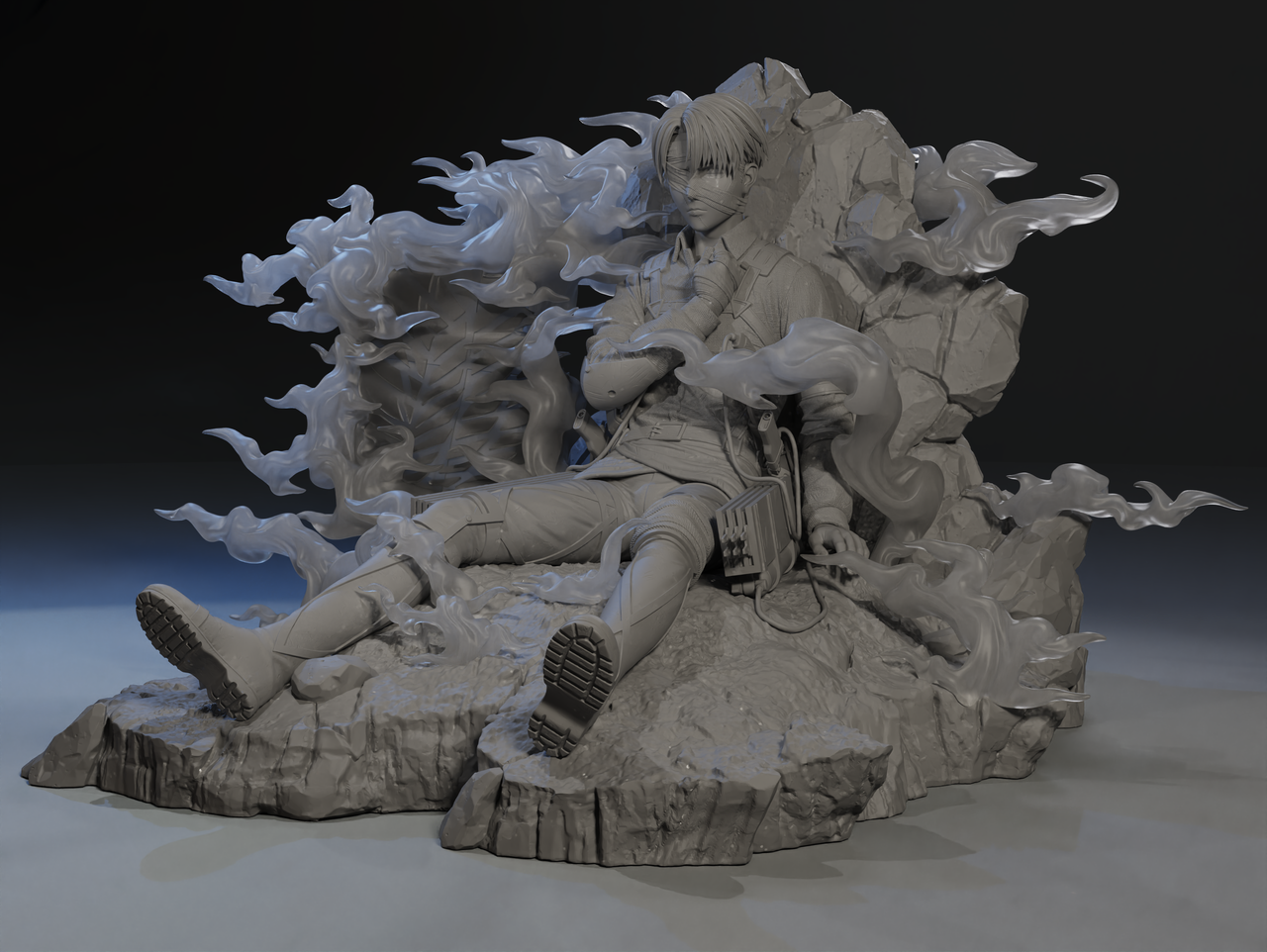 [Warehouse in Stock] Freedom Studio - Statue - Attack on Titan - Levi·Ackerman