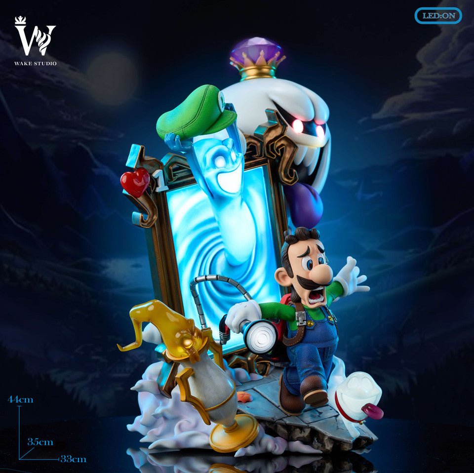[Warehouse in Stock] Wake Studio - Statue - Super Mario - Haunted House Luigi