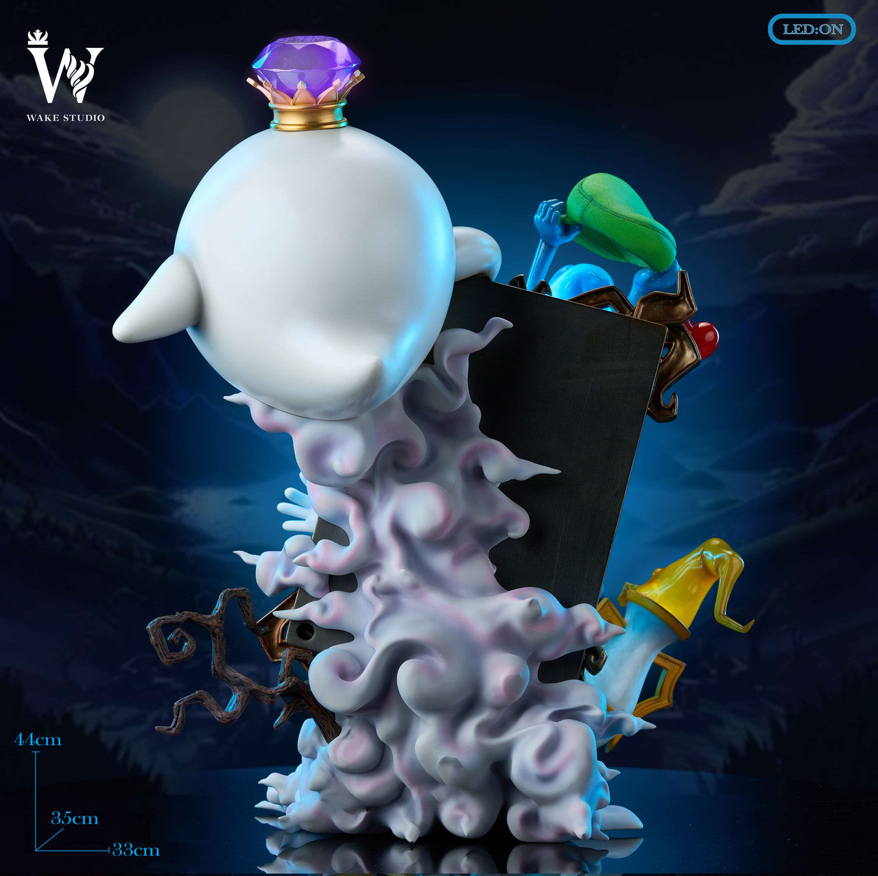[Warehouse in Stock] Wake Studio - Statue - Super Mario - Haunted House Luigi