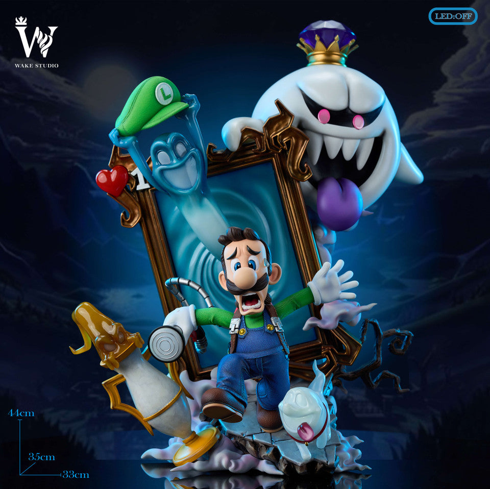[Warehouse in Stock] Wake Studio - Statue - Super Mario Haunted House Luigi