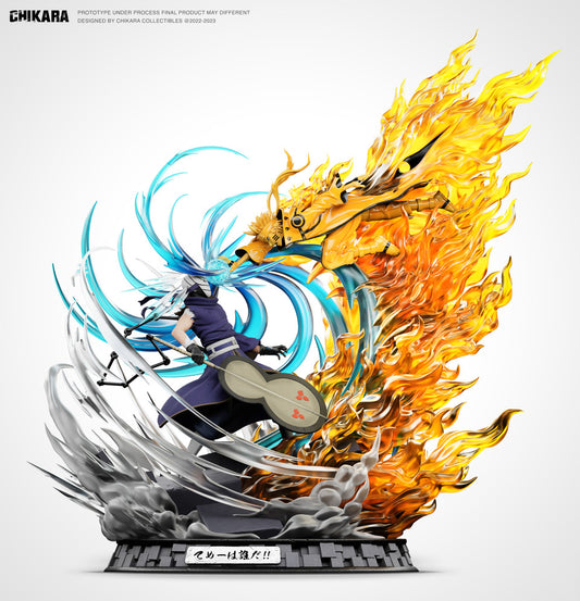 [Warehouse in Stock] CHIKARA Studio - Statue - Naruto - Uzumaki Naruto VS Uchiha Obito