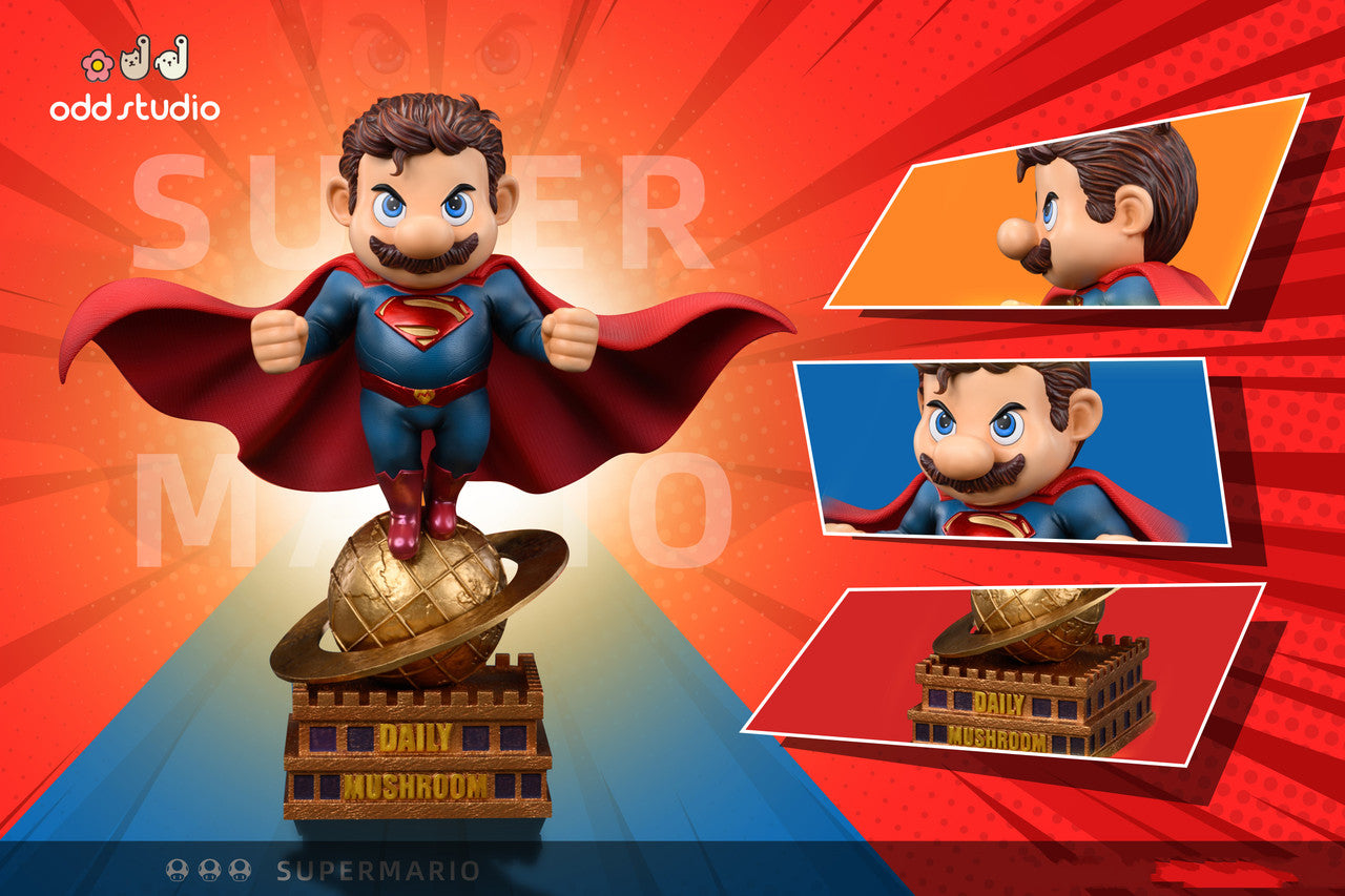 [Warehouse in Stock] ODD Studio - Statue - Super Mario - Mario COS Superman