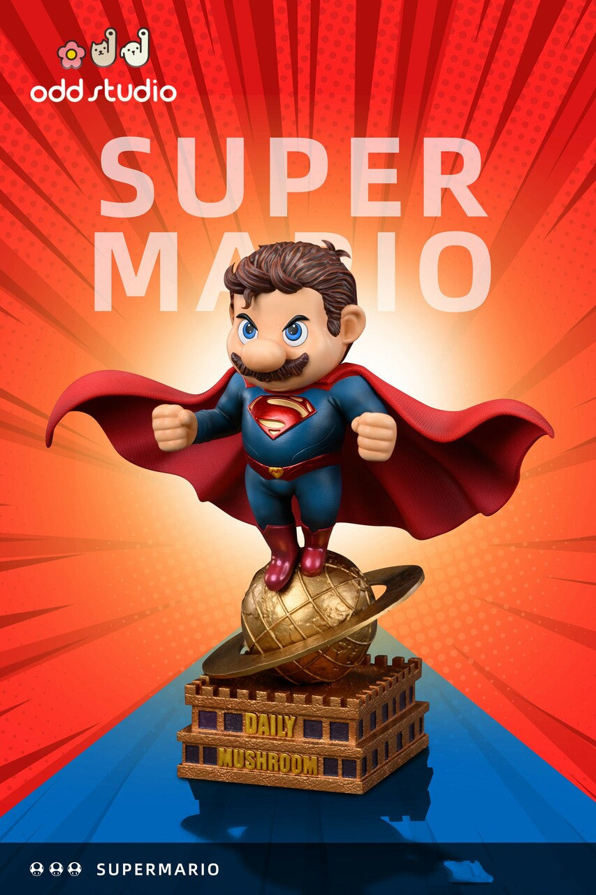 [Warehouse in Stock] ODD Studio - Statue - Super Mario - Mario COS Superman